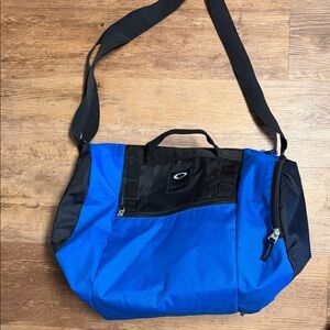 Oakley Men's Blue and Black Messenger Bag